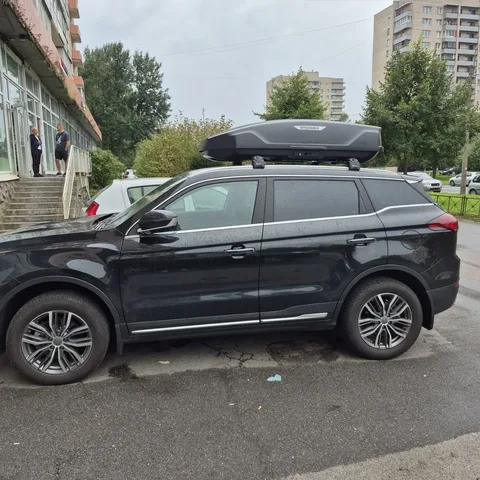 BROOMER на Belgee X70: автобокс BROOMER Trekka — дополнительный ракурс автомобиля с установленным автобоксом