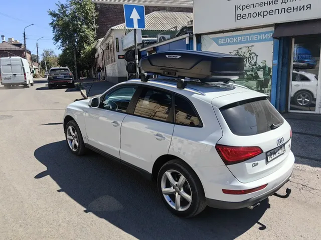 автобокс BROOMER Trekka на Audi Q5 — общий вид автомобиля с установленным автобоксом