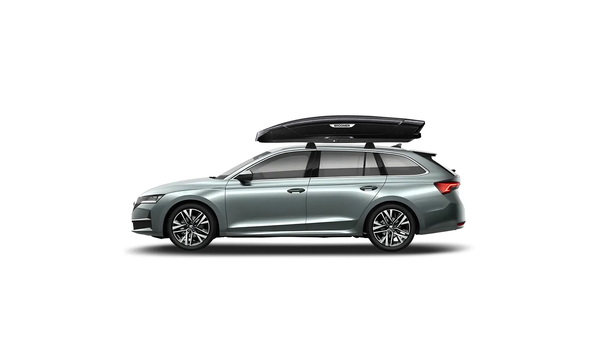 Бокс на крышу Škoda Octavia Combi — BROOMER Venture LS